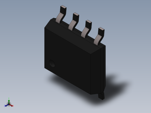 元器件3D封装sop-8158正等轴测缩略图