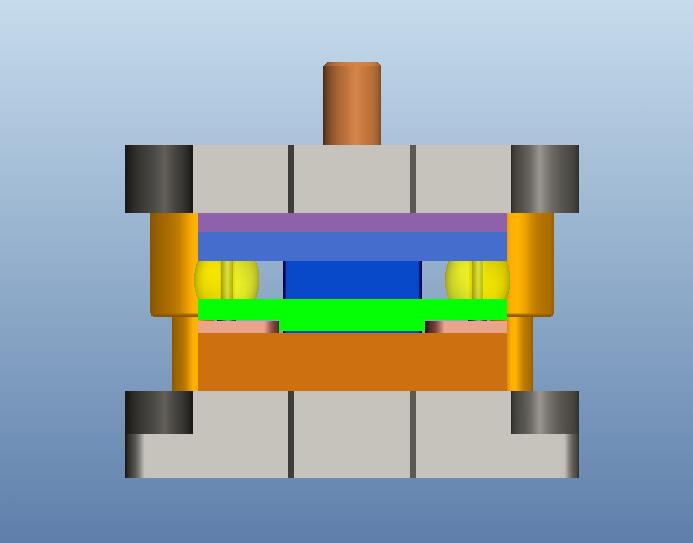 固定板落料模（CAD图+Proe三维）