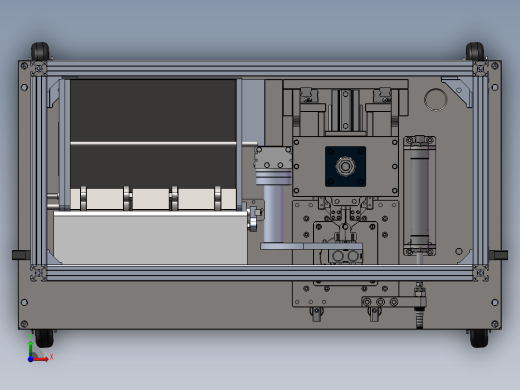 自动油管安装机（sw18可编辑+cad）前视缩略图