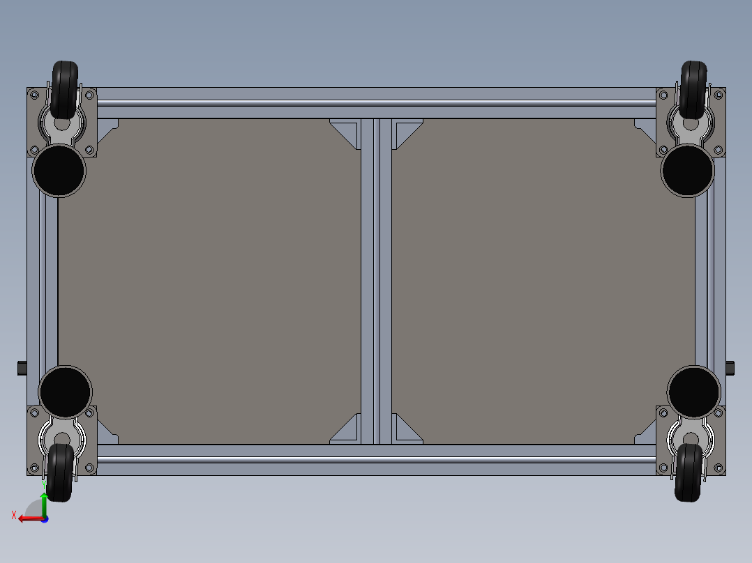自动油管安装机（sw18可编辑+cad）后视图