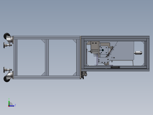 自动油管安装机（sw18可编辑+cad）左视缩略图