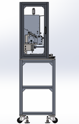 自动油管安装机（sw18可编辑+cad）