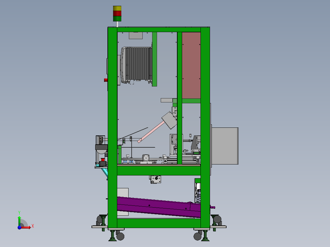 卡钳合装设备sw16可编辑前视图