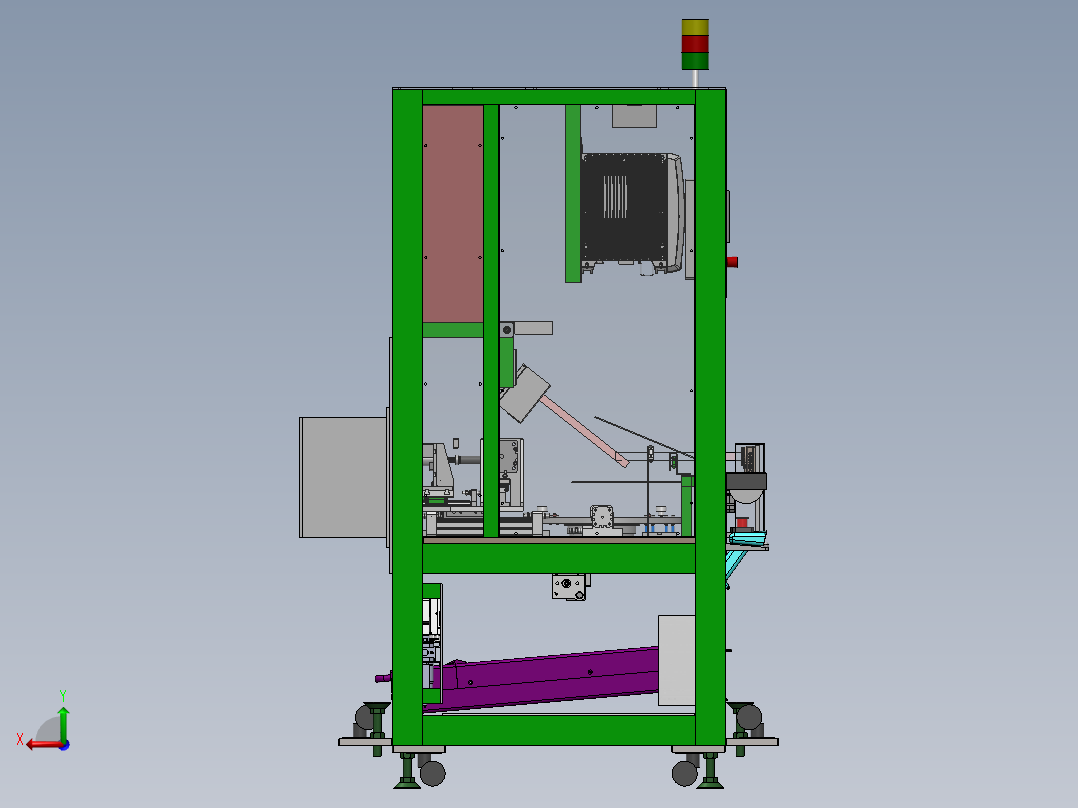 卡钳合装设备sw16可编辑后视图