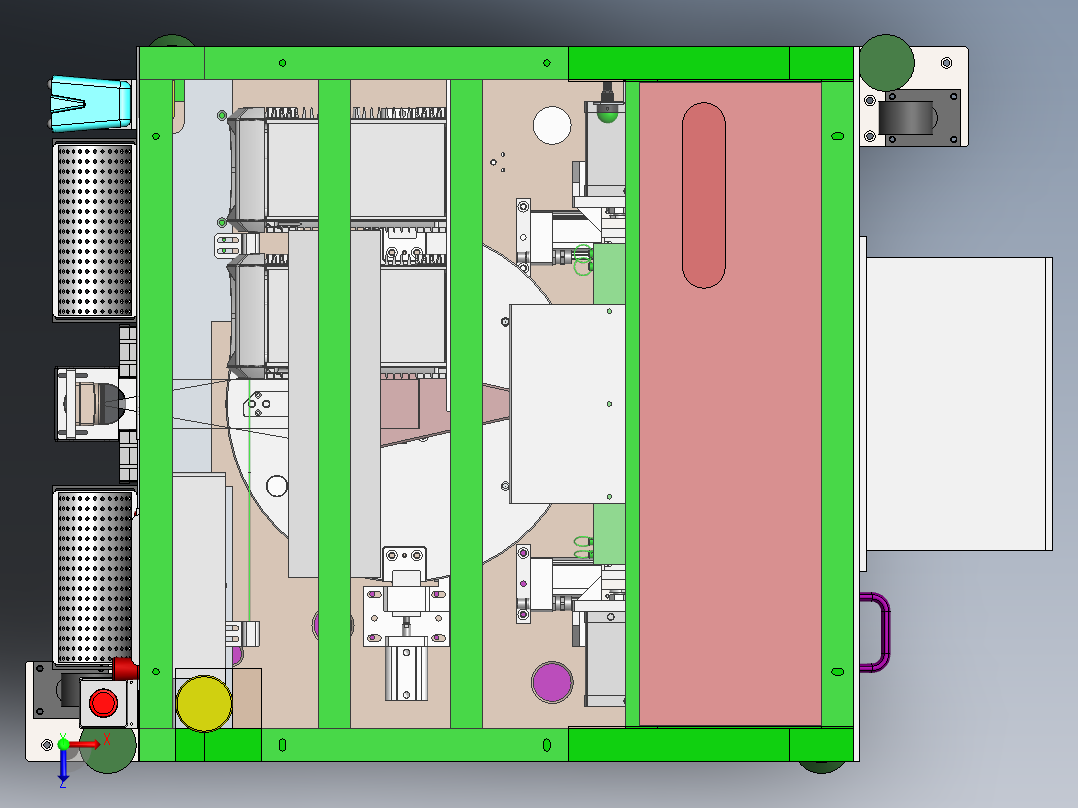 卡钳合装设备sw16可编辑俯视图