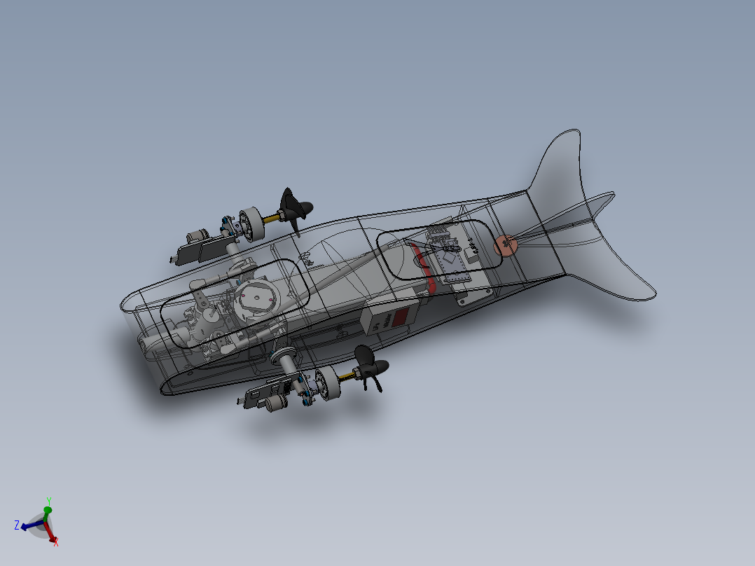 自制ROV遥控潜水艇gamma