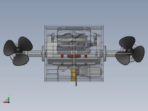 自制ROV遥控潜水艇gamma后视缩略图