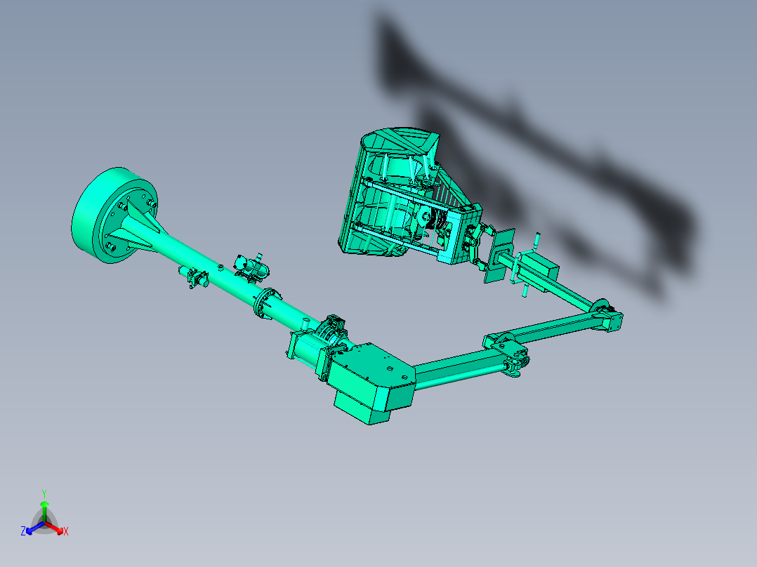 带有抓斗的肥料搬运助力机械臂