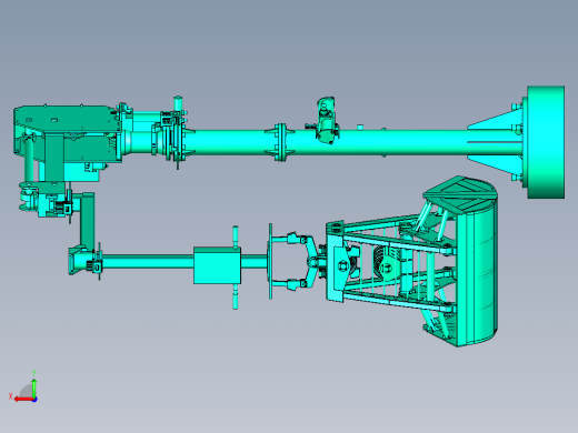 带有抓斗的肥料搬运助力机械臂后视缩略图