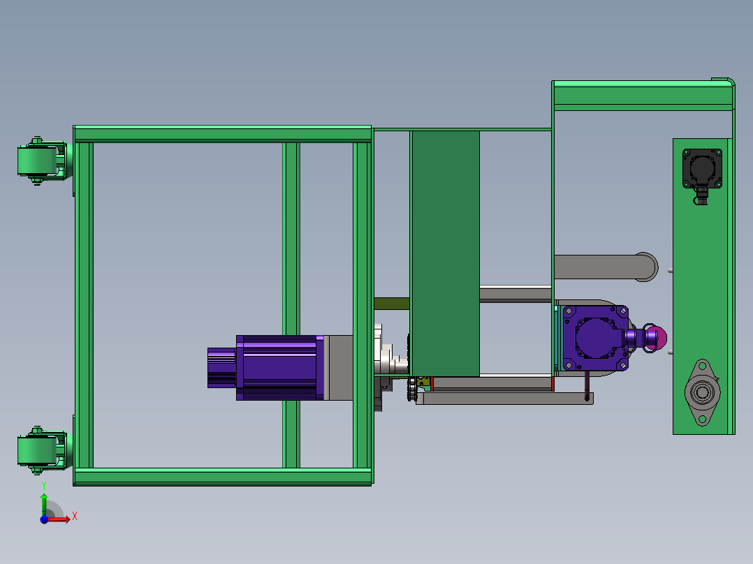 韭菜打捆机 1737121前视图