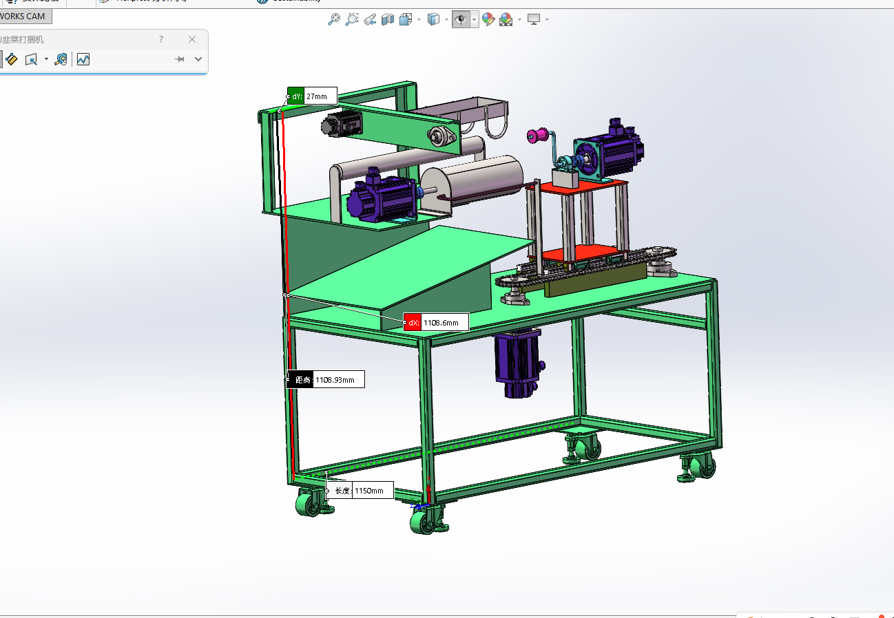 韭菜打捆机 1737121