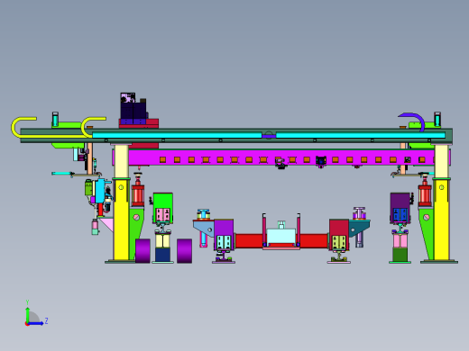 钢结构组装用龙门焊接机左视缩略图