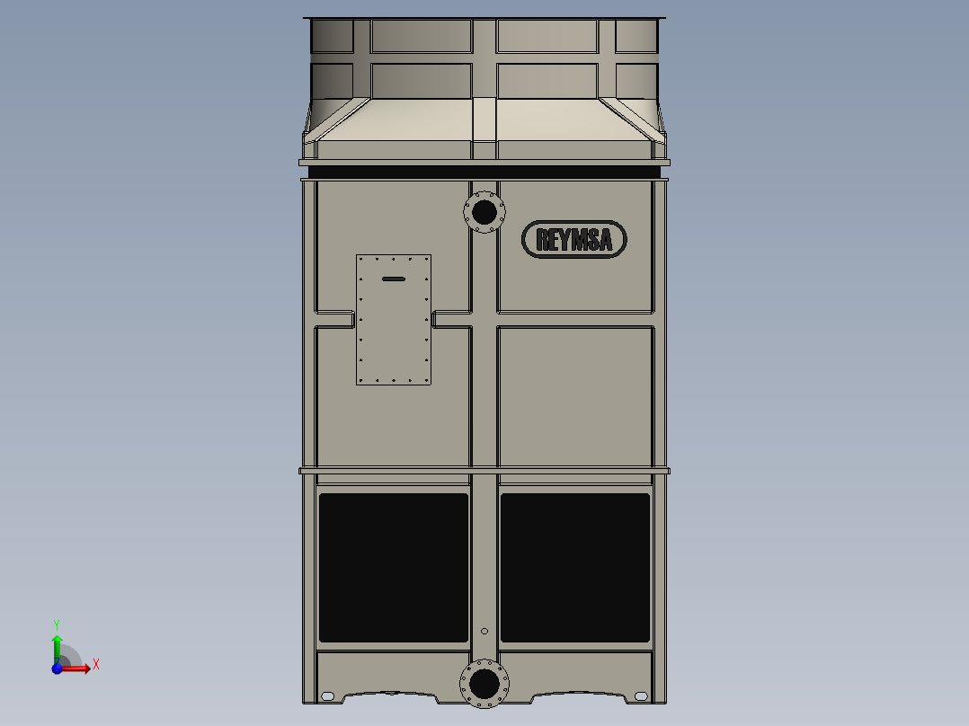 A2004849-冷却机型号 RTGM-1012115-B前视图
