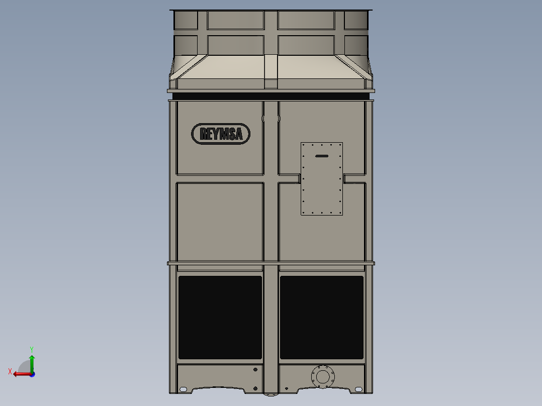 A2004849-冷却机型号 RTGM-1012115-B后视图