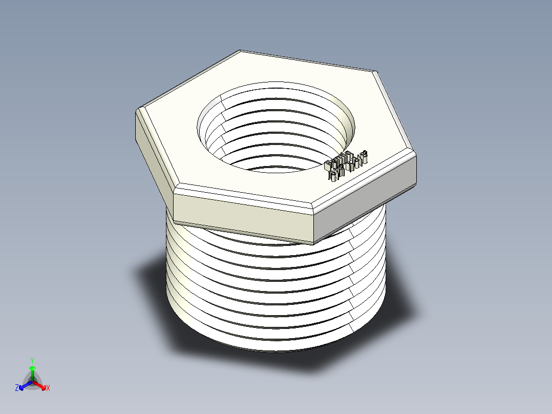不锈钢减速套筒 S150-059 ,转接头主视图