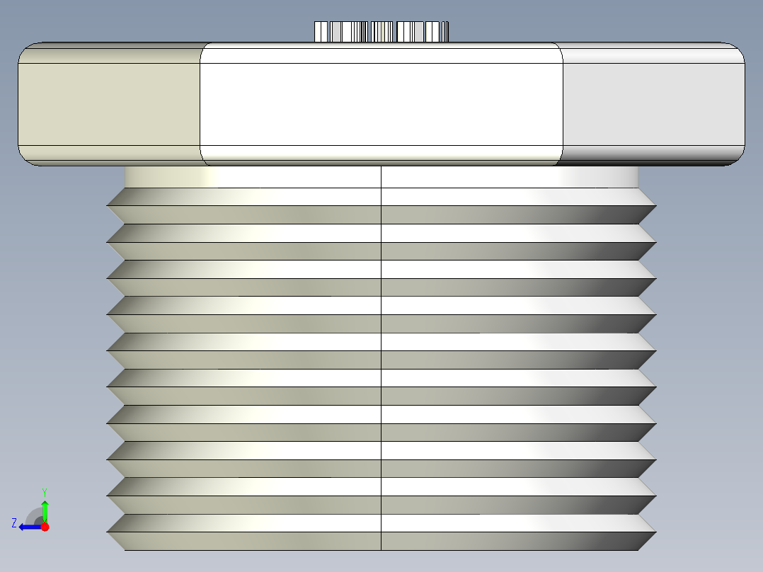 不锈钢减速套筒 S150-059 ,转接头右视图