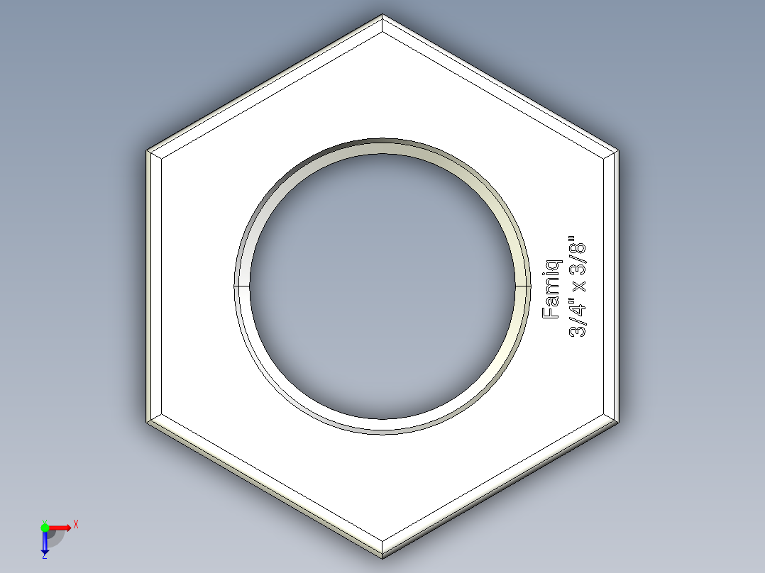 不锈钢减速套筒 S150-059 ,转接头俯视图