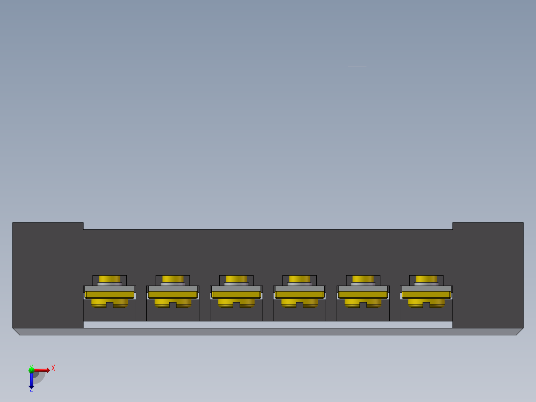 TB-1506接线端子排-408817--10俯视图