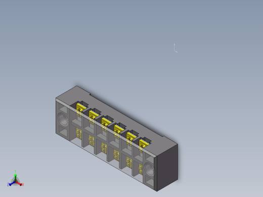 TB-1506接线端子排-408817--10正等轴测缩略图