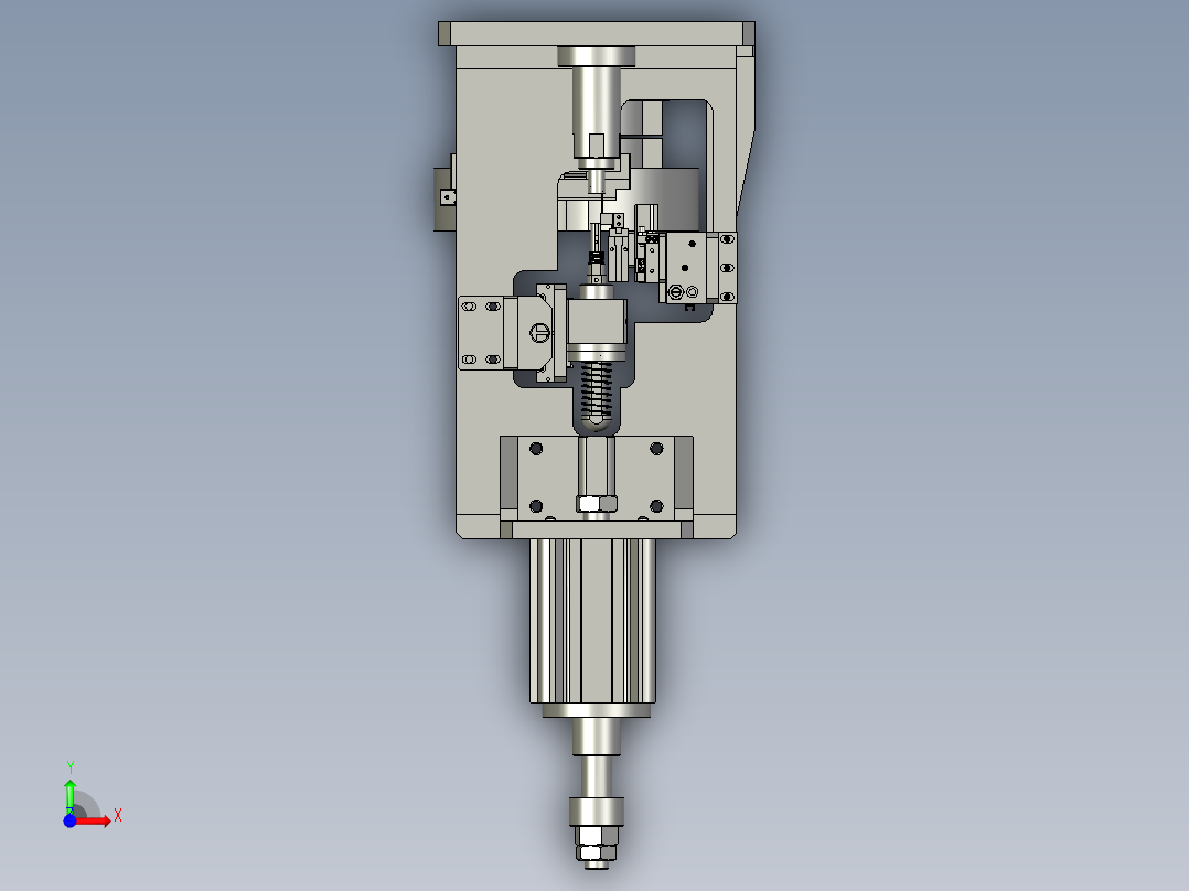 止动杆自动铆接装配1220前视图