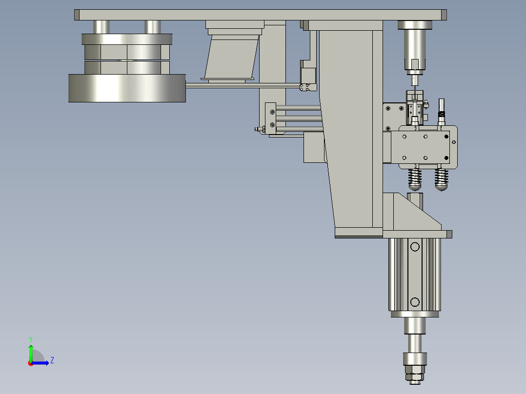 止动杆自动铆接装配1220左视图