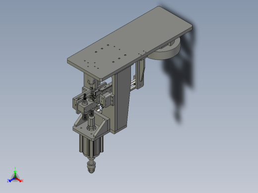 止动杆自动铆接装配1220正等轴测缩略图