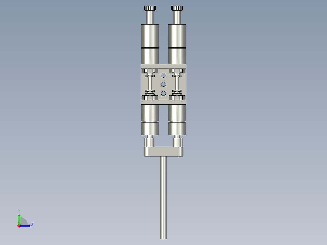 12122-双叶阀双叶点胶阀左视图