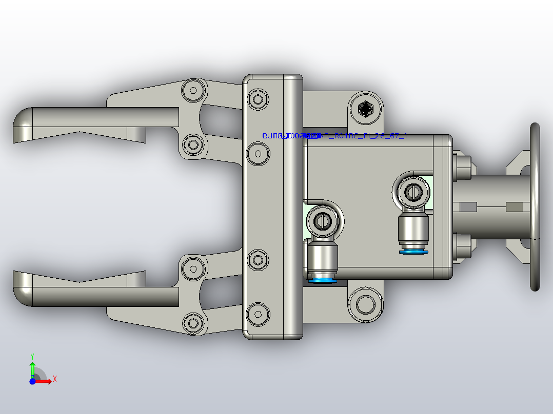 护理机器人前视图