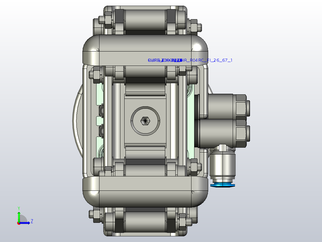 护理机器人左视图