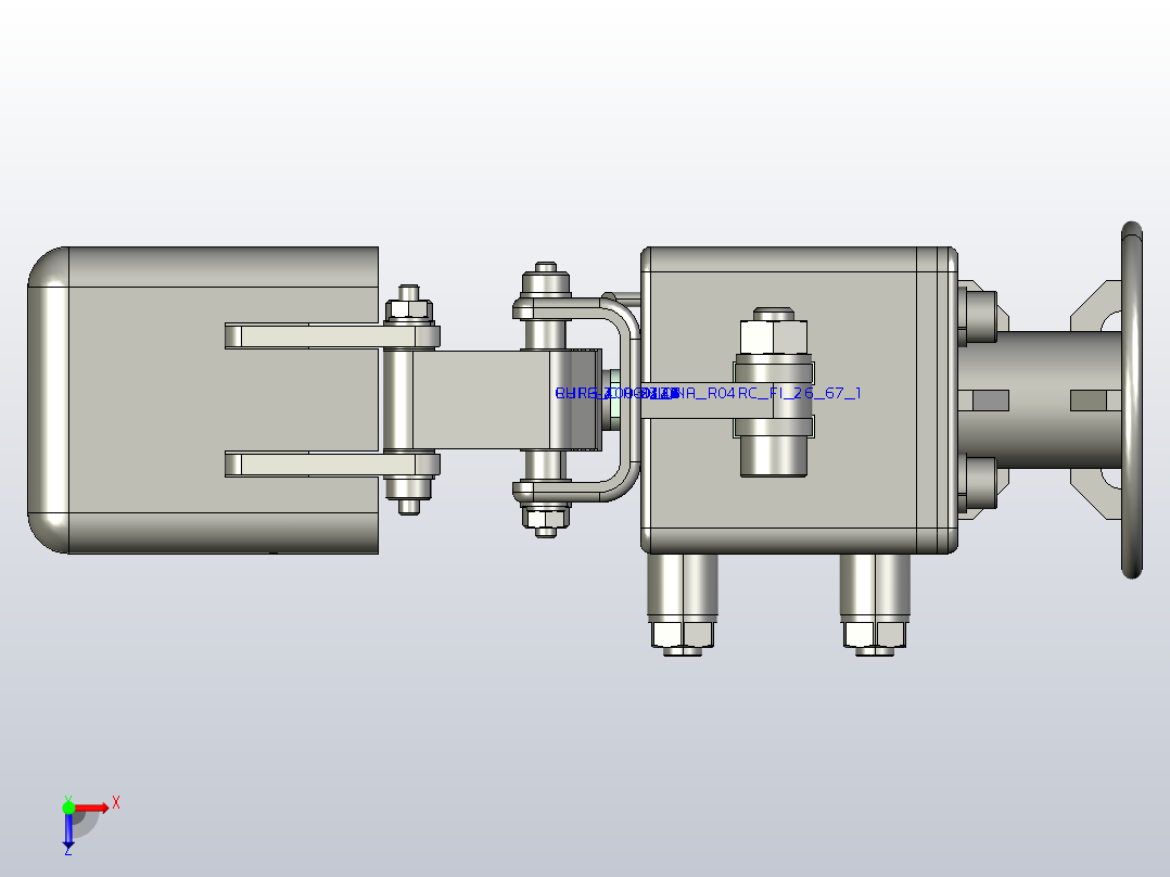 护理机器人俯视图