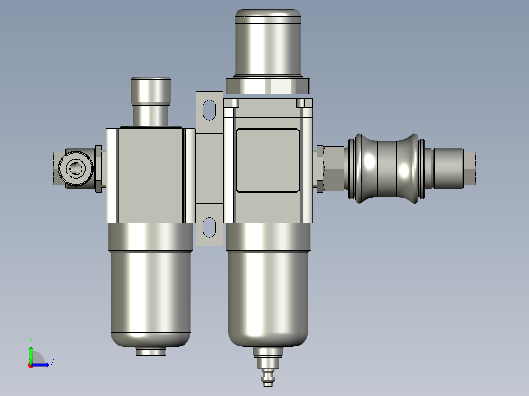 LXYC-BOSS气动二联件-20180614左视图