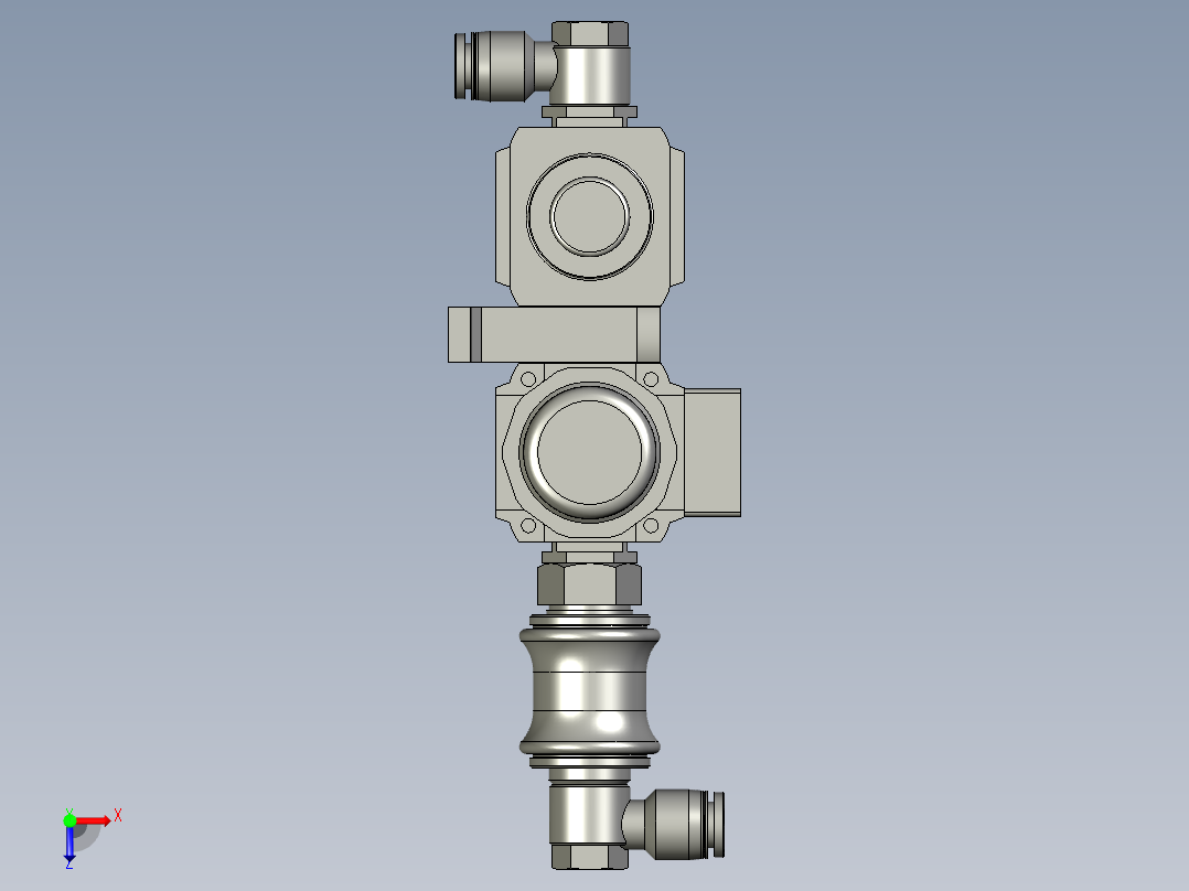 LXYC-BOSS气动二联件-20180614俯视图