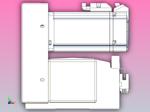 皮带直线轴半封闭可选导轨TPA-HNB-140D-120-L650-LU-Y-P40-N3前视缩略图