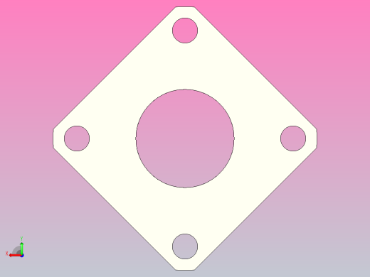 GBJ11-D35导向轴支座（开口型法兰型）后视缩略图