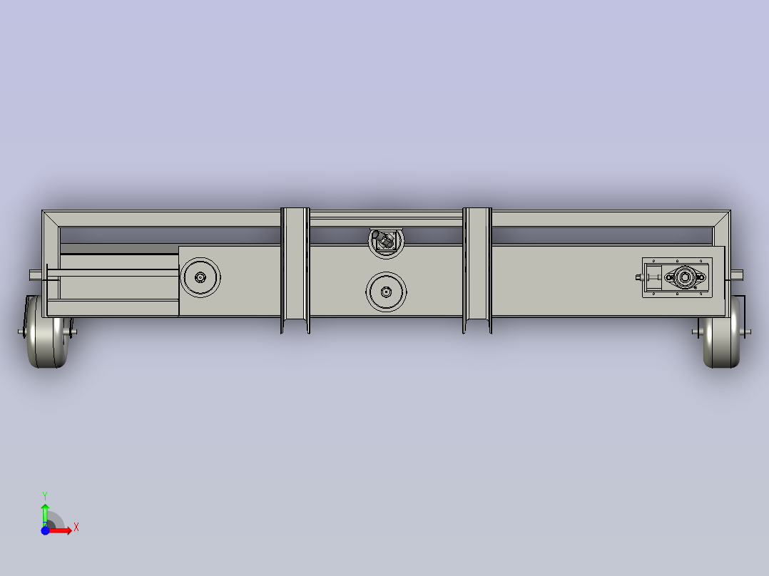 秸秆收割青贮机割台前视图