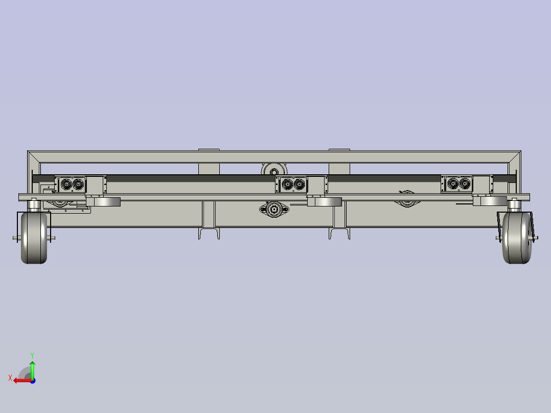 秸秆收割青贮机割台后视图