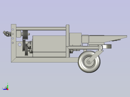 秸秆收割青贮机割台右视缩略图