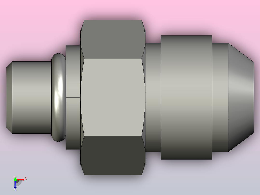 8 4 f5ox s硬管接头俯视图