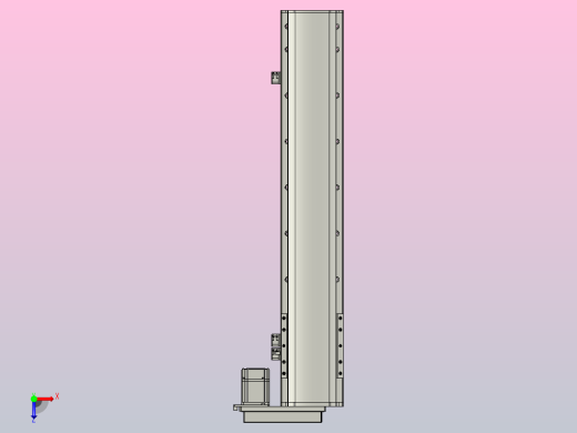 MT136BS半封闭丝杆滑台[MT136BS.L#.600.BR.P40.C3]俯视缩略图