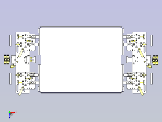 一款层叠托盘的分离3D模型俯视缩略图