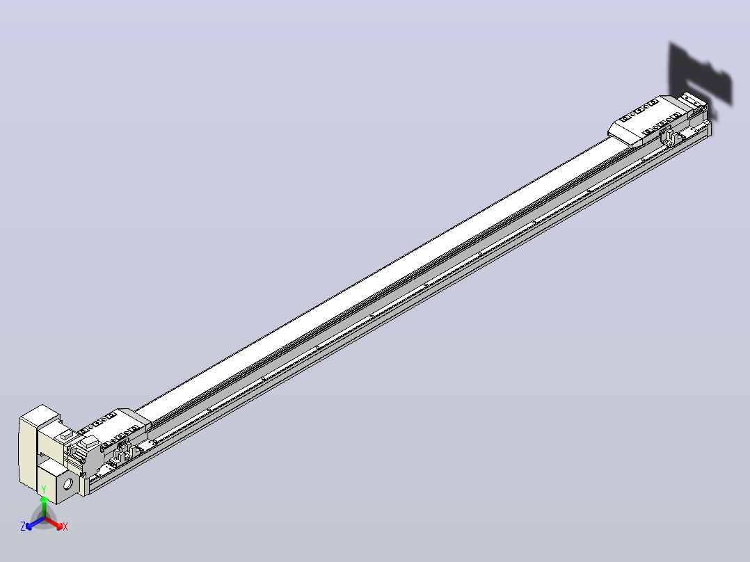 皮带直线轴双滑块型TPA-GCBS-50-P42-L425-LU-M10-N3主视图