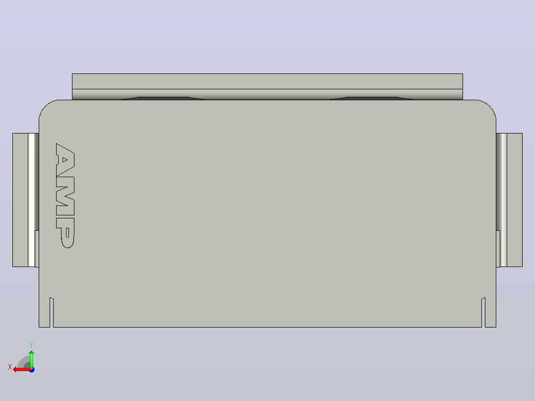 USB连接器后视图
