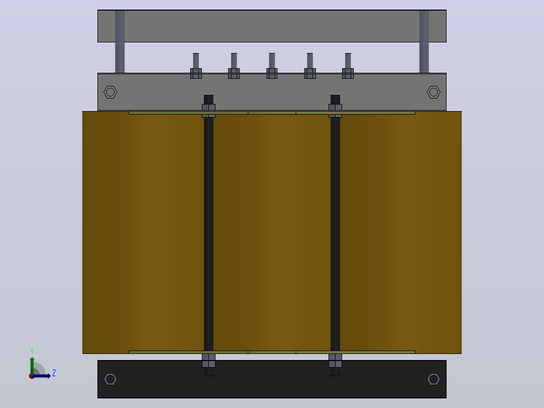 SG型100KVA-500KVA变压器[SG-500KVA]左视图