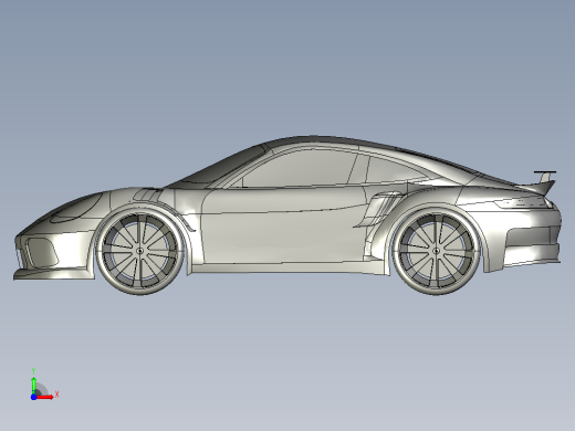 保时捷Porshe 911 Turbo S前视缩略图