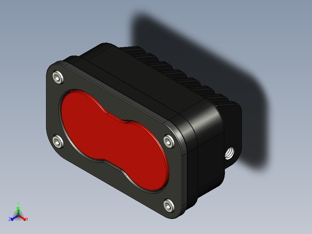 Baja Design S2 灯舱正等轴测图
