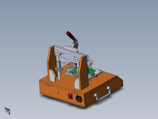 PCB电路板简易手动测试治具