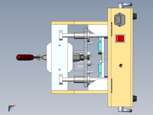 PCB电路板简易手动测试治具俯视缩略图