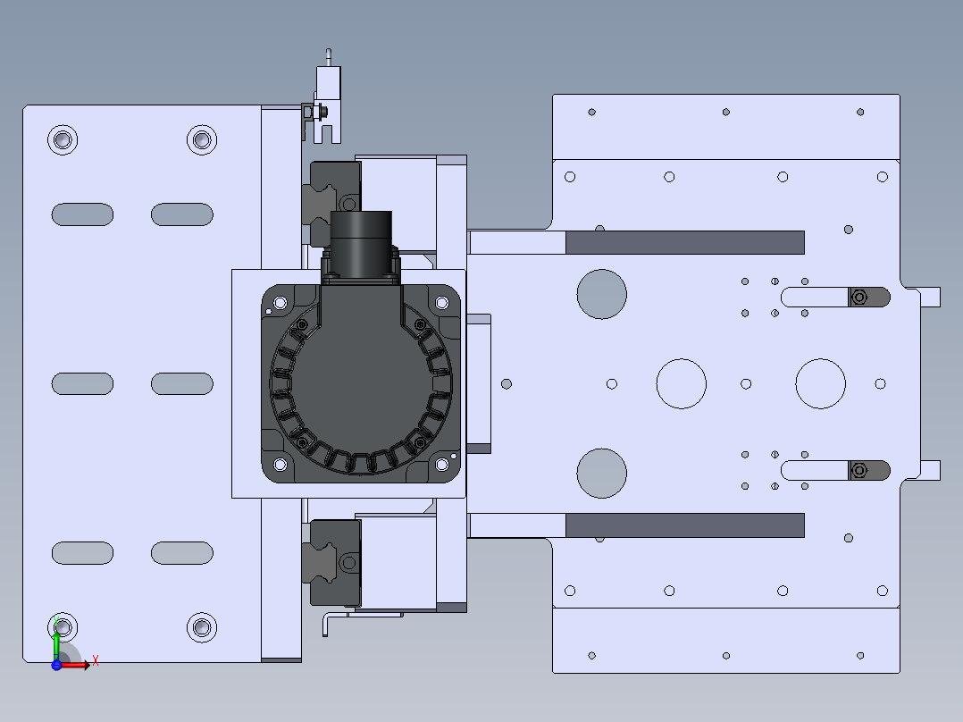提升搬运模组机构sw19可编辑前视图