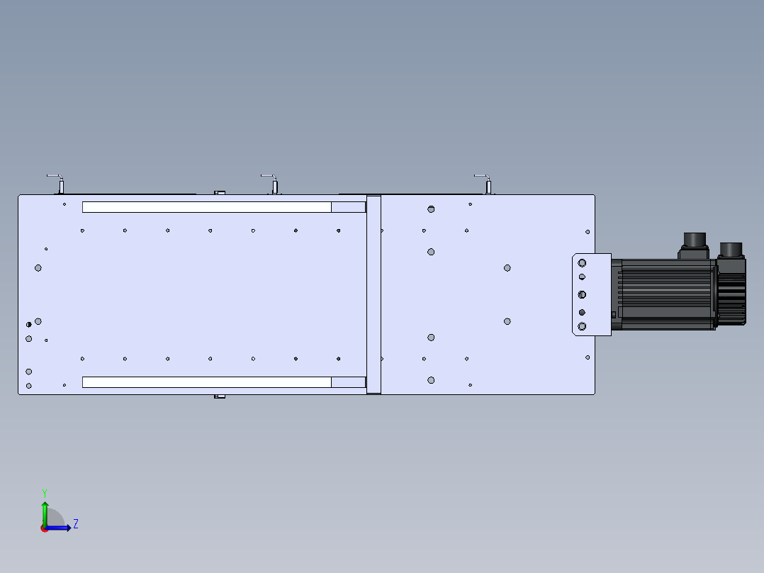 提升搬运模组机构sw19可编辑左视图