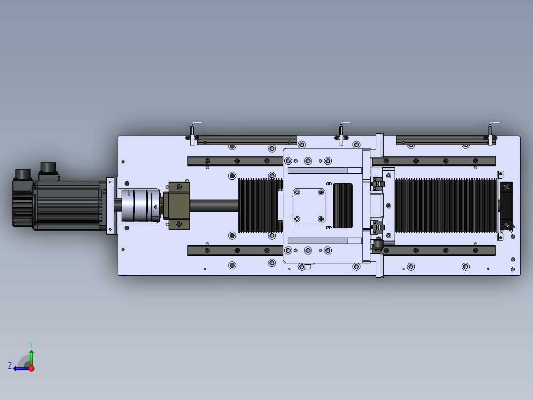 提升搬运模组机构sw19可编辑右视图